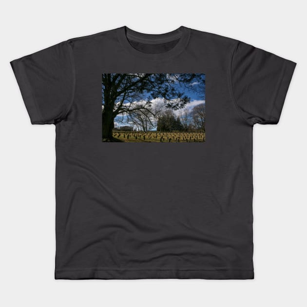 Connecticut Valley Hospital Cemetery Kids T-Shirt by Rob Johnson Photography